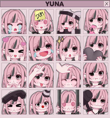 Yuna Emotes Yuna Emotes